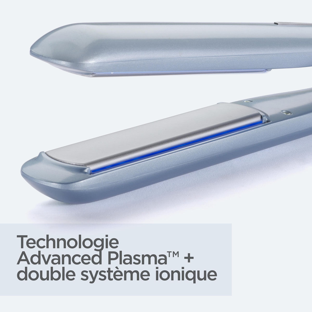 Double syst&egrave;me ionique anti-frisottis